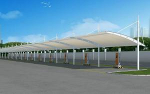 鲁山县膜结构停车棚