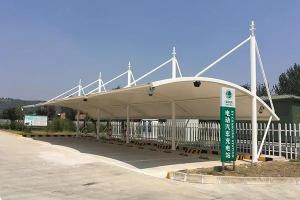 鲁山县膜结构停车棚